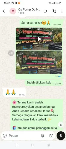 Testimonial Papan Bunga pananjung